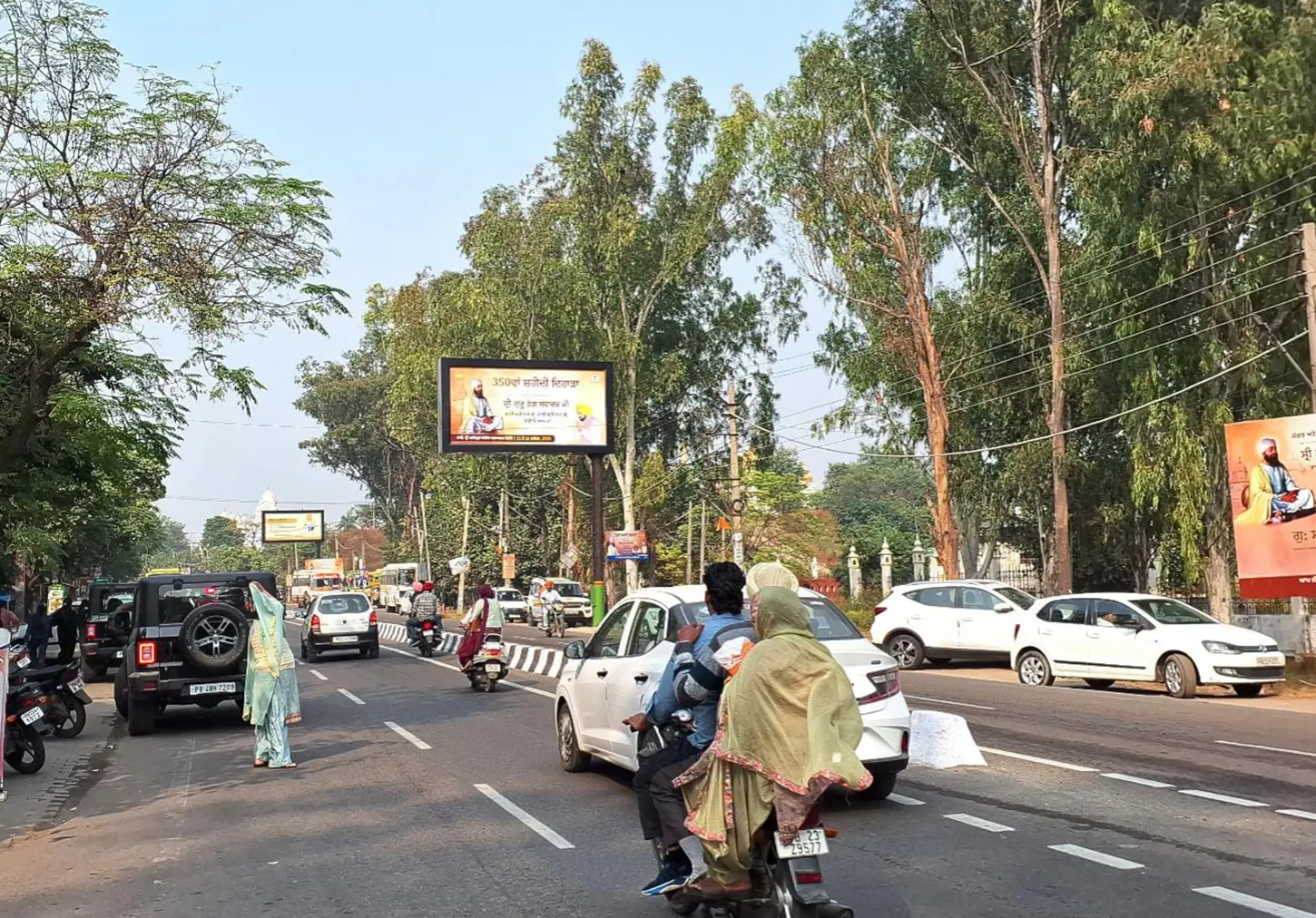 Outside Fatehgarh Sahib Gurdwara